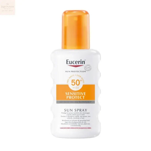 Eucerin Sun Protection Sensitive Protect Spray Spf50+ 200ml - Jag Couture Beauty
