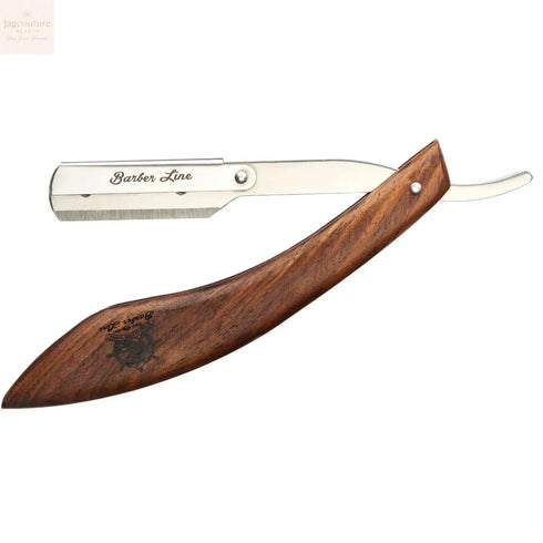 Eurostil Barber Line Navaja Mango Madera 1un - Jag Couture Beauty