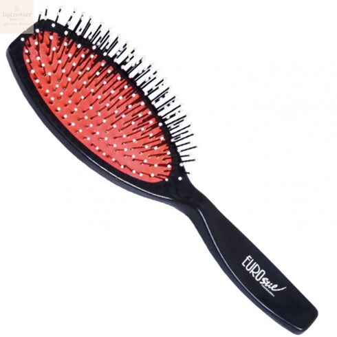 Eurostil Fuelle Cepillo De Pelo Pua Bola Blanca Negro Negro 1un - Jag Couture Beauty
