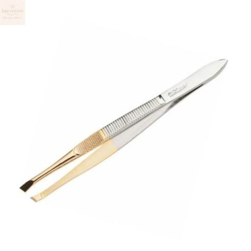 Eurostil Punta Dorada Pinza De Depilar 8cm 1un - Jag Couture Beauty