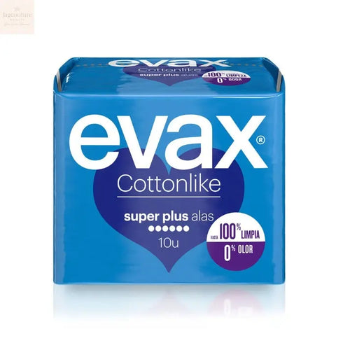 Evax Cottonlike Súper Plus With Wings 10 Units Jag Couture Beauty