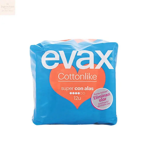 Evax Cottonlike Super With Wings Sanitary Towels 24 Units Jag Couture Beauty