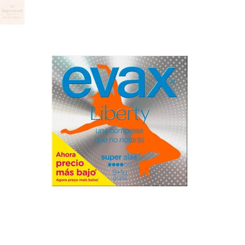 Evax Liberty Super With Wings Sanitary Towels 9+1 Units - Jag Couture Beauty