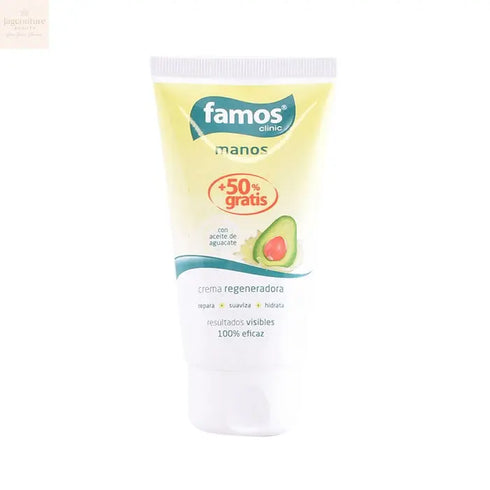 Famos Regenerating Hand Cream Avocado Oil 75ml Jag Couture Beauty