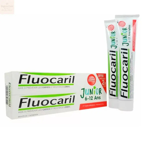 Fluocaril Junior Red Fruits Tooth Paste 2x75ml Jag Couture Beauty
