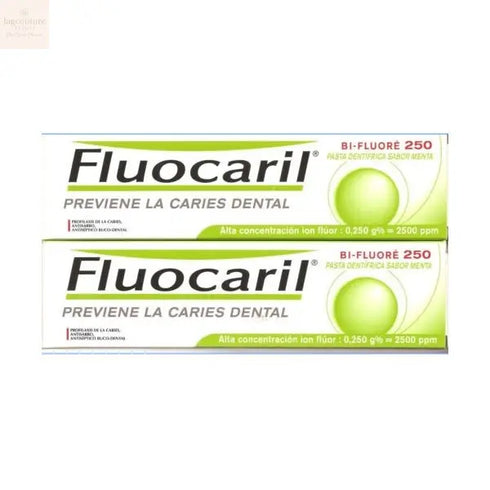 Fluocaril Pasta Dentífrica Sabor Menta Prevención Caries 2x125ml Jag Couture Beauty