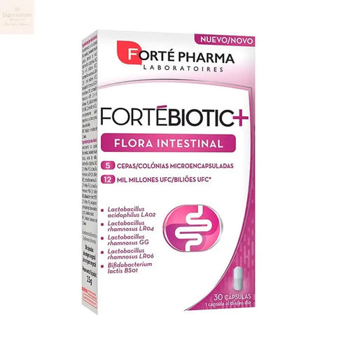 Forté Pharma Fortebiotic+ Intestinal Flora 30 Capsules Jag Couture Beauty