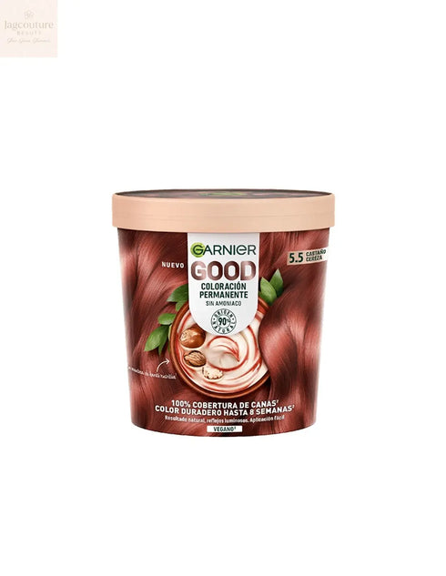 Garnier Good Coloración Permanente 5,5 Castaño Cereza 1 U Jag Couture Beauty