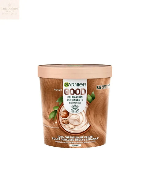 Garnier Good Coloración Permanente 7,12 Rubio Café Latte 1 U Jag Couture Beauty