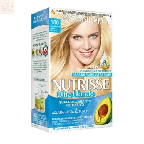 Garnier Nutrisse Crème Nourishing Color 100 Extra Light Natural Blonde Jag Couture Beauty