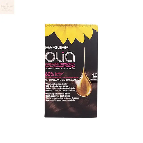 Garnier Olia Permanent Coloring 4,0 Brown - Jag Couture Beauty