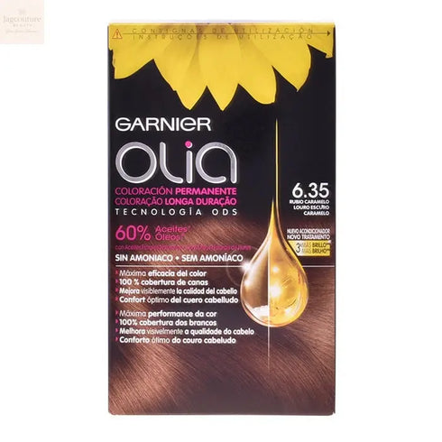 Garnier Olia Permanent Coloring 6,35 Blond Caramel Jag Couture Beauty