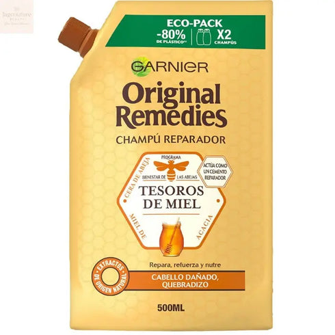 Garnier Original Remedies Honey Treasures Shampoo 500ml Jag Couture Beauty