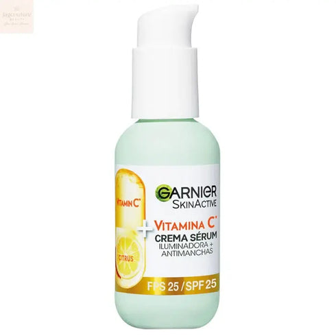Garnier SkinActive Anti Spot Illuminating Serum Cream Vitamin C Spf25 50ml - Jag Couture Beauty