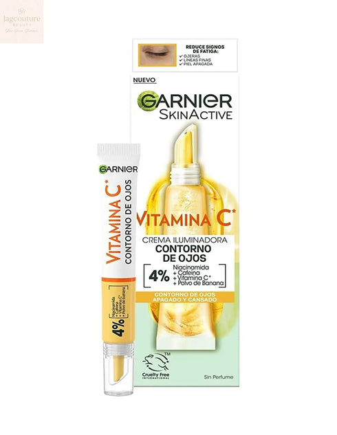 Garnier Skinactive Vitamina C Crema Iluminador Contorno De Ojos 15ml - Jag Couture Beauty