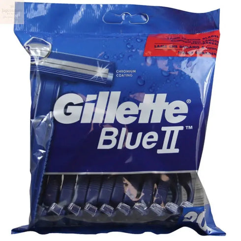 Gillette Blue II Disponsable Razors 20 Units - Jag Couture Beauty