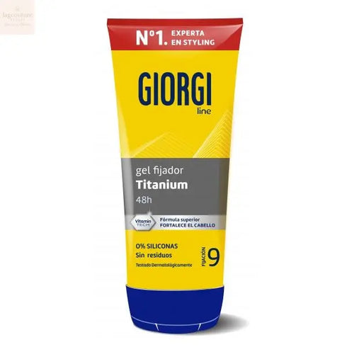Giorgi Line Absolute Titanium Gel Fijador Indestructible N9 240ml - Jag Couture Beauty
