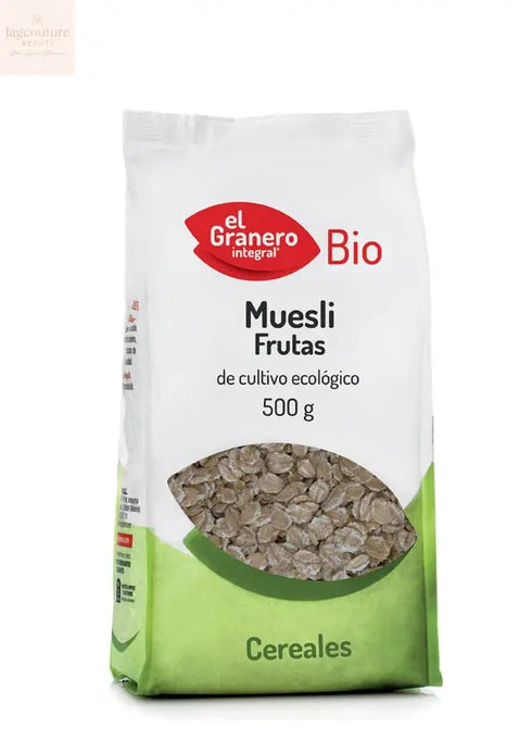 Granero Muesli Frutas Biologico 500g - Jag Couture Beauty