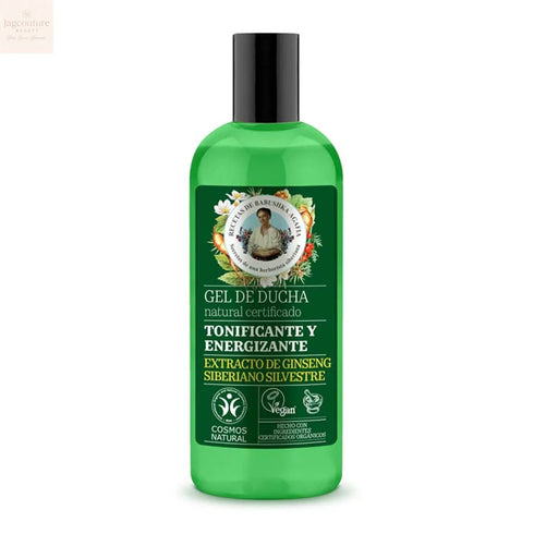 Green Agafia Ginseng Siberiano Gel De Baño Tonificante Natural 260ml Jag Couture Beauty