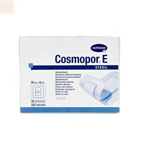 Hartmann Cosmopor E Steril Absorbent Adhesive Dressing 10X8cm 10 Units Jag Couture Beauty