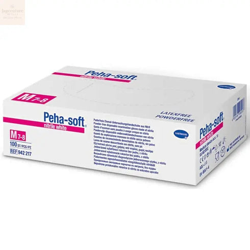 Hartmann Peha-Solf Nitrile White Powderfree Medium Size Jag Couture Beauty