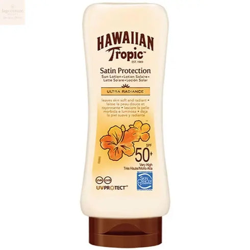 Hawaiian Tropic Satin Protection Ultra Radiance Sun Lotion Spf50 180ml Jag Couture Beauty