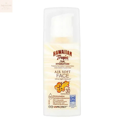 Hawaiian Tropic Silk Hidration Air Soft Face Sun Lotion Spf30 50ml Jag Couture Beauty