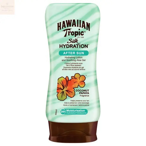 Hawaiian Tropic Silk Hydration Aftersun Aloe Vera Coconut Papaya 200ml - Jag Couture Beauty