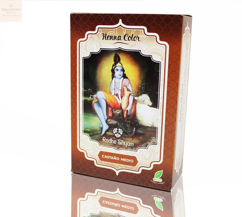 Henna Castaño Medio Polvo Radhe 100g Jag Couture Beauty