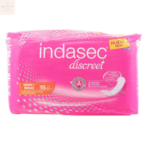 Indasec Compresses Incontinence Maxi 15 Units Jag Couture Beauty