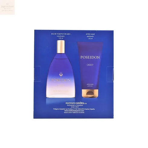 Institito Español Poseidon Deep Eau De Toilette Spray 150ml Set 2 Pieces Jag Couture Beauty