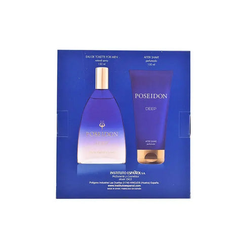 Institito Español Poseidon Deep Eau De Toilette Spray 150ml Set 2 Pieces Jag Couture Beauty