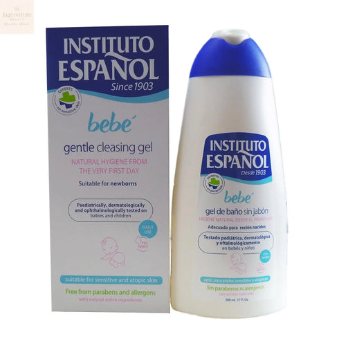 Instituto Español Baby Bath Gel Without Soap Newborn Sensitive Skin Without Allergens 500ml Jag Couture Beauty