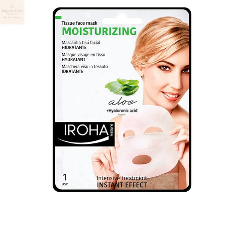 Iroha Nature Moisturizing Tissue Face Mask Aloe Vera 1 Unit Jag Couture Beauty