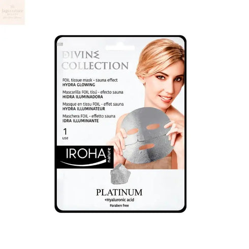 Iroha Nature Platinum Foli Tissue Mask Sauna Effect Glowing 1 Use - Jag Couture Beauty