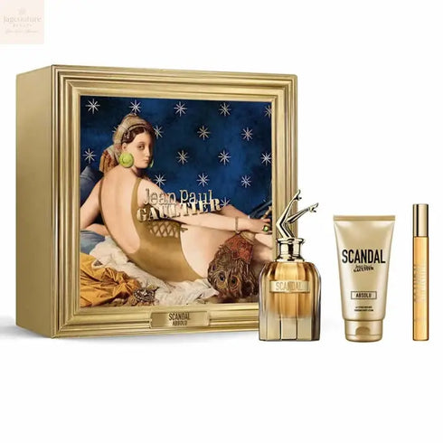Jean Paul Gaultier Scandal Absolu Parfum Concentré Spray 80ml Set 3 Pieces Jag Couture Beauty