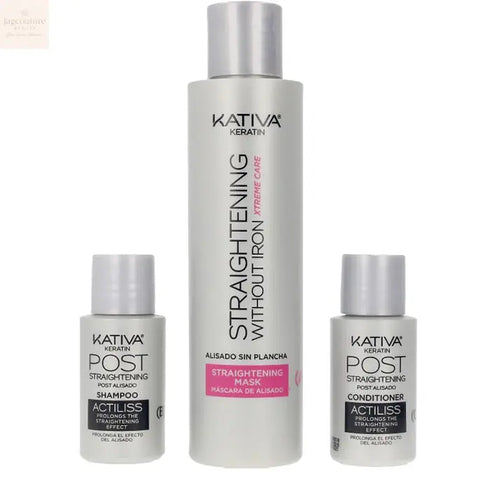 Kativa Keratin Anti-Frizz Smoothing Without Ironing Xtrem Care 30 Days Set 3 Pieces Jag Couture Beauty