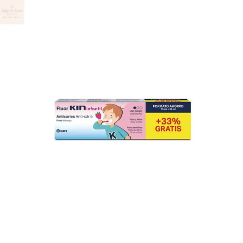 Kin Children's Travel Brush Toothpaste 100ml Jag Couture Beauty