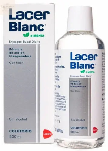 Lacerblanc Mint Mouthwash 500ml Jag Couture Beauty
