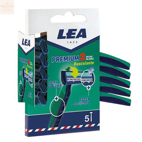 Lea Premium 2 Tilting Blades Disposable Blades Pack 5 Units - Jag Couture Beauty