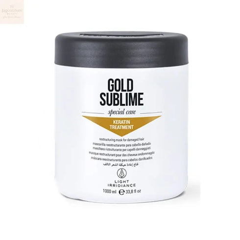 Light Irridiance Gold Sublime Keratin Treatment Mask 1000ml Jag Couture Beauty