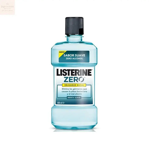 Listerine Zero Alcohol Mouthwash Soft Mint 500ml Jag Couture Beauty