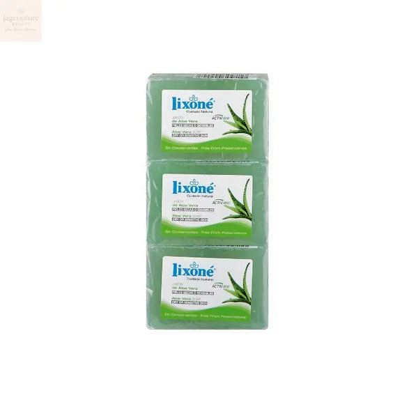 Lixoné Aloe Vera Soap Dry Or Sensitive Skin 3x125g - Jag Couture Beauty