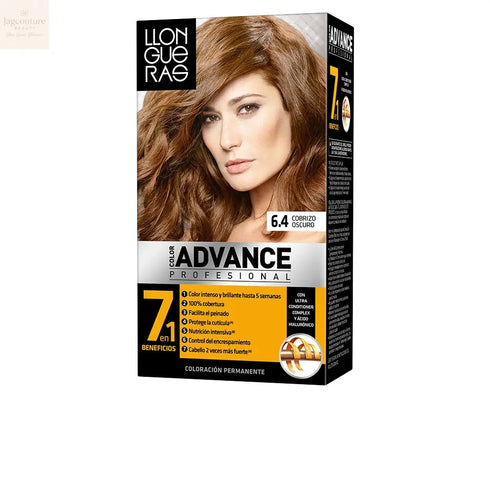 Llongueras Color Advance Hair Colour 6,4 Cobrizo Oscuro Jag Couture Beauty