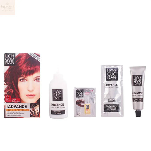 Llongueras Color Advance Hair Colour 6,6 Dark Red Intense Jag Couture Beauty