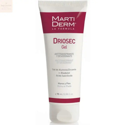 Martiderm Driosec Gel Deodorant For Hands and Feet 75ml Jag Couture Beauty