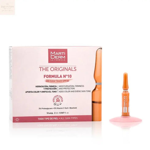 Martiderm Formula N10 HD Spf10 10 Ampoules Jag Couture Beauty