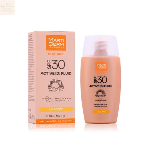 Martiderm Sun Care Active Fluid Spf30 50ml Jag Couture Beauty