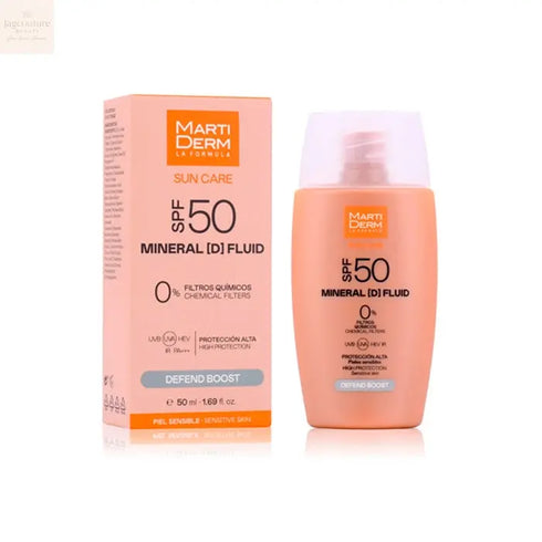 Martiderm Sun Care Mineral Fluid Spf50 50ml Jag Couture Beauty