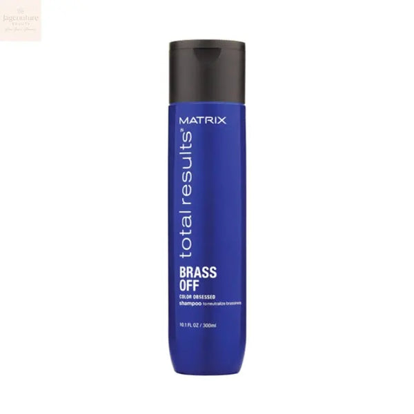 Matrix Total Results Brass Off Shampoo 300ml - Jag Couture Beauty